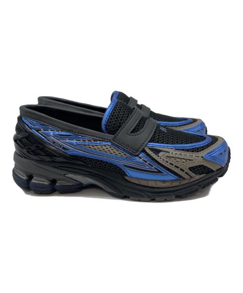 NEW BALANCE（ニューバランス）NEW BALANCE (ニューバランス) ローファー スニーカー グレー×ブルー サイズ:23. 5Dの古着・服飾アイテム