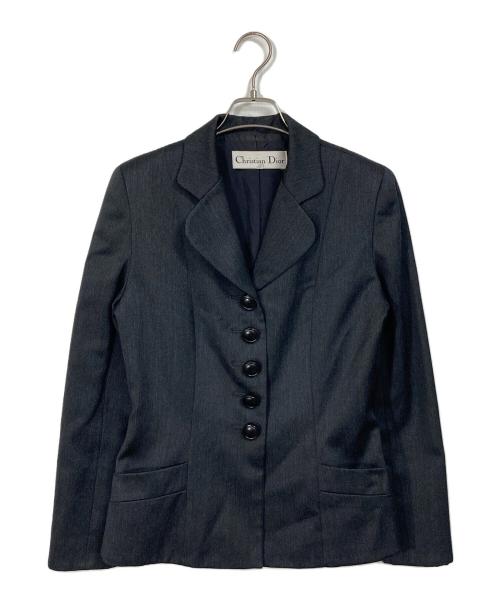 Christian Dior（クリスチャン ディオール）Christian Dior (クリスチャン ディオール) ヴィンテージジャケット グレー サイズ:9の古着・服飾アイテム