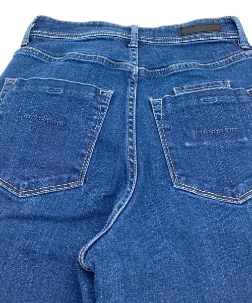 YANUK（ヤヌーク）YANUK (ヤヌーク) ワイドフレア WIN　デニムパンツ　ワイドパンツ　フレアパンツ　日本製 インディゴ サイズ:24の古着・服飾アイテム