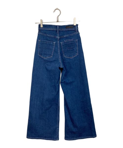 YANUK（ヤヌーク）YANUK (ヤヌーク) ワイドフレア WIN　デニムパンツ　ワイドパンツ　フレアパンツ　日本製 インディゴ サイズ:24の古着・服飾アイテム