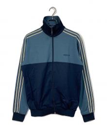 adidas（アディダス）の古着「【古着】　00'sトラックジャケット　ポリエステル混ジャケット　00年代」｜ブルー×ネイビー