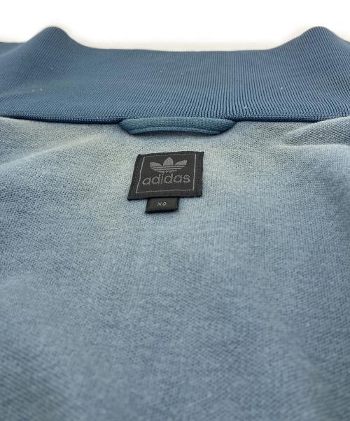 adidas（アディダス）adidas (アディダス) 【古着】　00'sトラックジャケット　ポリエステル混ジャケット　00年代 ブルー×ネイビー サイズ:XOの古着・服飾アイテム