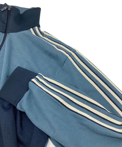 adidas（アディダス）adidas (アディダス) 【古着】　00'sトラックジャケット　ポリエステル混ジャケット　00年代 ブルー×ネイビー サイズ:XOの古着・服飾アイテム