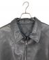 SOPHNET. (ソフネット) SUSTAINABLE LEATHER SINGLE RIDER'S JACKET  サステナブルレザーシングルライダースジャケット  アウター　日本製 ブラック サイズ:XL：20000円