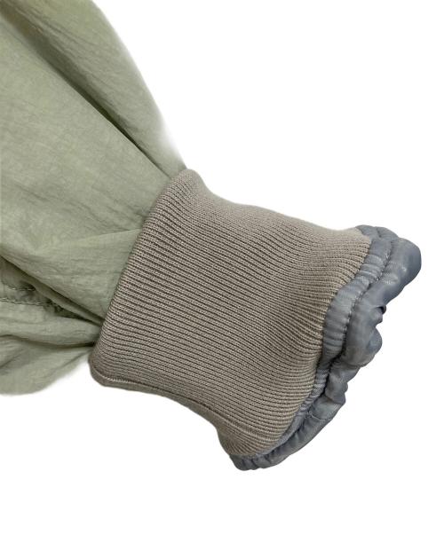 uniform experiment（ユニフォームエクスペリメント）uniform experiment (ユニフォームエクスペリメント) CRYSTAL NYLON FLIGHT JACKET  クリスタルナイロンフライトジャケット  アウター　日本製 グリーン サイズ:4の古着・服飾アイテム