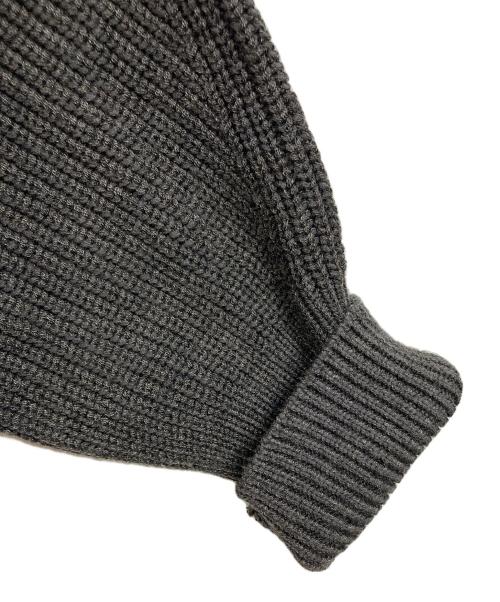 journal standard L'essage（ジャーナルスタンダード レサージュ）journal standard L'essage (ジャーナルスタンダード レサージュ) パールスキッパープルオーバー　長袖ニット グレー サイズ:FREE 未使用品の古着・服飾アイテム