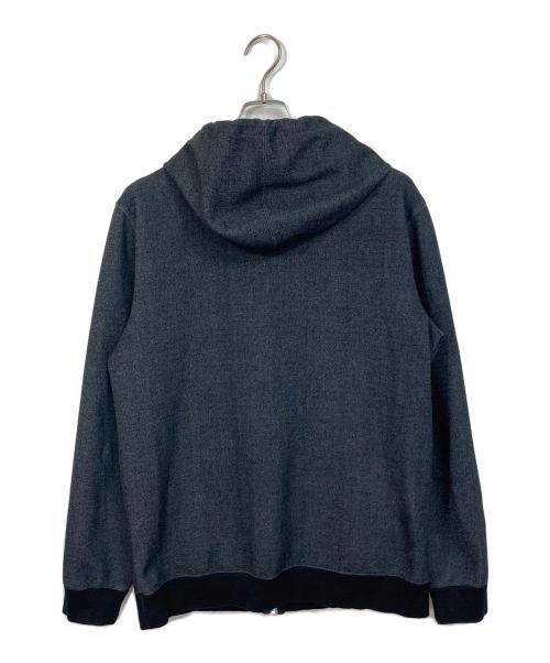 BLACK LABEL CRESTBRIDGE（ブラックレーベル クレストブリッジ）BLACK LABEL CRESTBRIDGE (ブラックレーベル クレストブリッジ) 裏地チェック ジップパーカー グレー サイズ:Lの古着・服飾アイテム