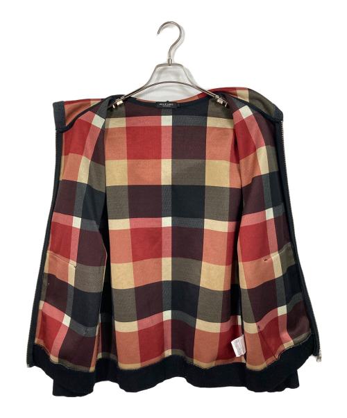 BLACK LABEL CRESTBRIDGE（ブラックレーベル クレストブリッジ）BLACK LABEL CRESTBRIDGE (ブラックレーベル クレストブリッジ) 裏地チェック ジップパーカー グレー サイズ:Lの古着・服飾アイテム