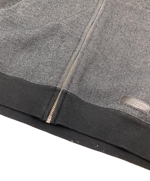 BLACK LABEL CRESTBRIDGE（ブラックレーベル クレストブリッジ）BLACK LABEL CRESTBRIDGE (ブラックレーベル クレストブリッジ) 裏地チェック ジップパーカー グレー サイズ:Lの古着・服飾アイテム