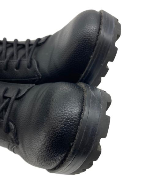 MICHAEL KORS（マイケルコース）MICHAEL KORS (マイケルコース) ロゴバックルブーツ/REED LACE UP BOOTIE  ショートブーツ ブラック サイズ:6の古着・服飾アイテム