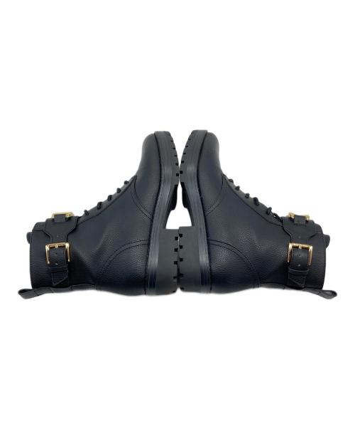 MICHAEL KORS（マイケルコース）MICHAEL KORS (マイケルコース) ロゴバックルブーツ/REED LACE UP BOOTIE  ショートブーツ ブラック サイズ:6の古着・服飾アイテム