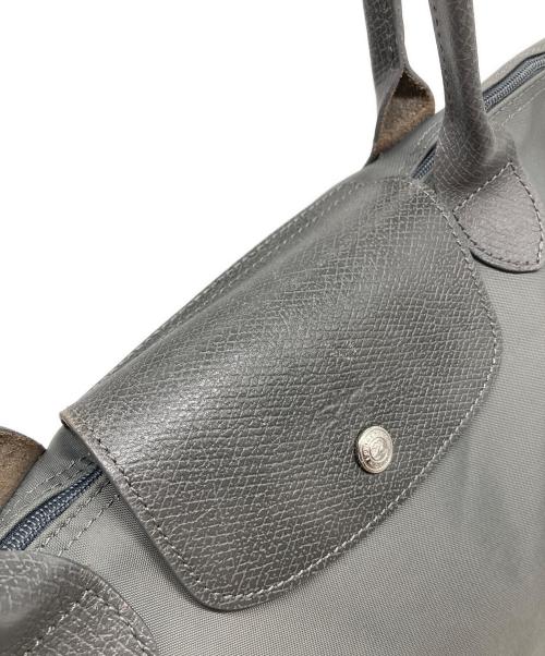 LONGCHAMP（ロンシャン）LONGCHAMP (ロンシャン) ル・プリアージュ折りたたみトートバッグ L グレー サイズ:実寸参照の古着・服飾アイテム