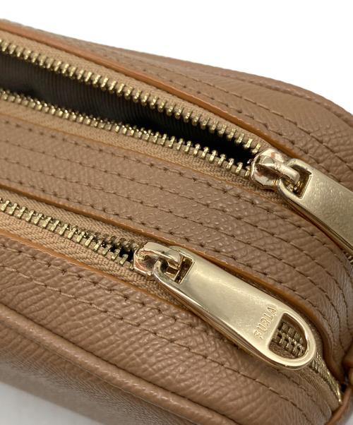 FURLA（フルラ）FURLA (フルラ) リリークロスボディバッグ　ショルダーバッグ ブラウン サイズ:実寸参照の古着・服飾アイテム