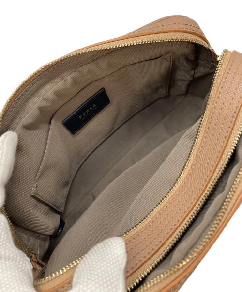 FURLA（フルラ）FURLA (フルラ) リリークロスボディバッグ　ショルダーバッグ ブラウン サイズ:実寸参照の古着・服飾アイテム