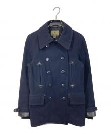 NIGEL CABOURN（ナイジェルケーボン）の古着「MILITARY Pコート　日本製　アウター」｜ネイビー