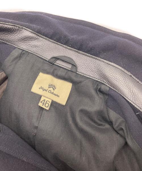 NIGEL CABOURN（ナイジェルケーボン）NIGEL CABOURN (ナイジェルケーボン) MILITARY Pコート　日本製　アウター ネイビー サイズ:46の古着・服飾アイテム