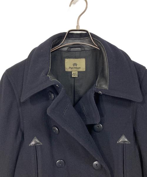 NIGEL CABOURN（ナイジェルケーボン）NIGEL CABOURN (ナイジェルケーボン) MILITARY Pコート　日本製　アウター ネイビー サイズ:46の古着・服飾アイテム