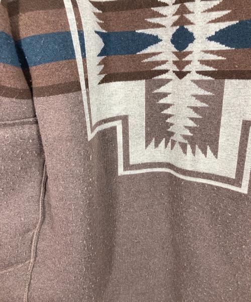 PENDLETON（ペンドルトン）PENDLETON (ペンドルトン) BAYFLOW (ベイフロー) ボアコート　ロングコート　アウター　ライトアウター ブラウン サイズ:FREEの古着・服飾アイテム