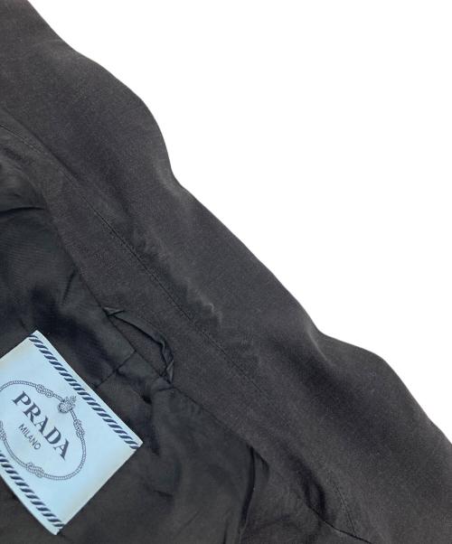 PRADA（プラダ）PRADA (プラダ) テーラードジャケット グレー サイズ:38の古着・服飾アイテム