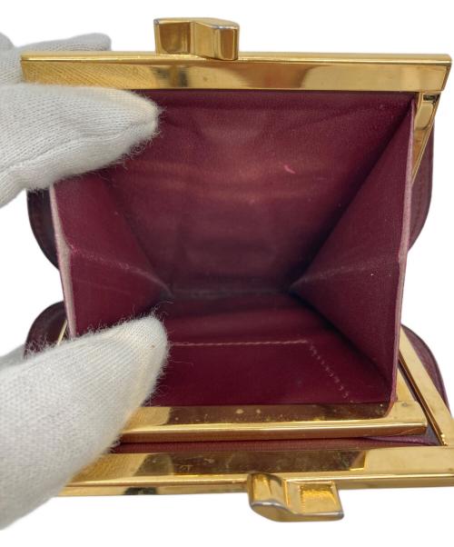 Cartier（カルティエ）Cartier (カルティエ) マストライン がま口コインケース ボルドーの古着・服飾アイテム