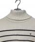 HER LIP TO (ハーリップトゥ) Striped Turtleneck Knit Pullover  ストライプタートルネックニットプルオーバー ベージュ サイズ: FREE：5000円