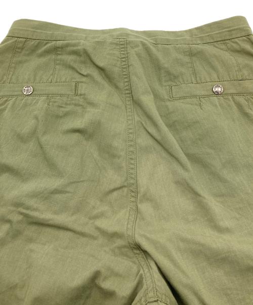 THE NORTHFACE PURPLELABEL（ザ・ノースフェイス パープルレーベル）THE NORTHFACE PURPLELABEL Ripstop Wide Cropped Pants リップストップワイドクロップドパンツ  ベイカーパンツ　イージーパンツ　スナップボタン カーキ サイズ:30の古着・服飾アイテム