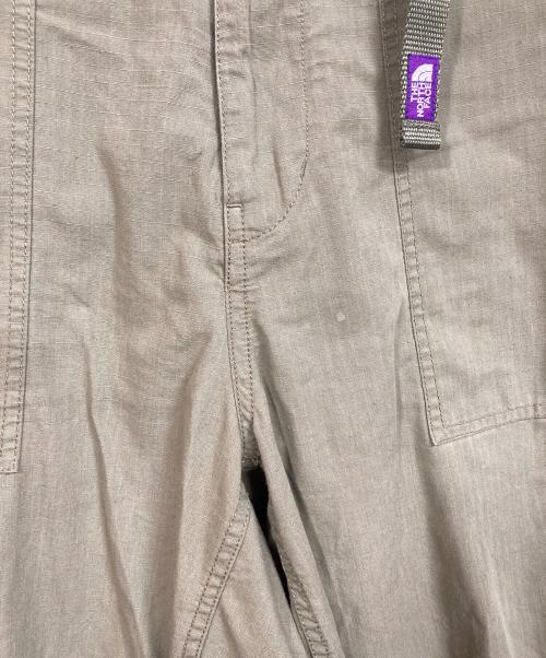 THE NORTHFACE PURPLELABEL（ザ・ノースフェイス パープルレーベル）THE NORTHFACE PURPLELABEL Ripstop Wide Cropped Pants リップストップワイドクロップドパンツ  ベイカーパンツ　イージーパンツ　スナップボタン カーキ サイズ:30の古着・服飾アイテム