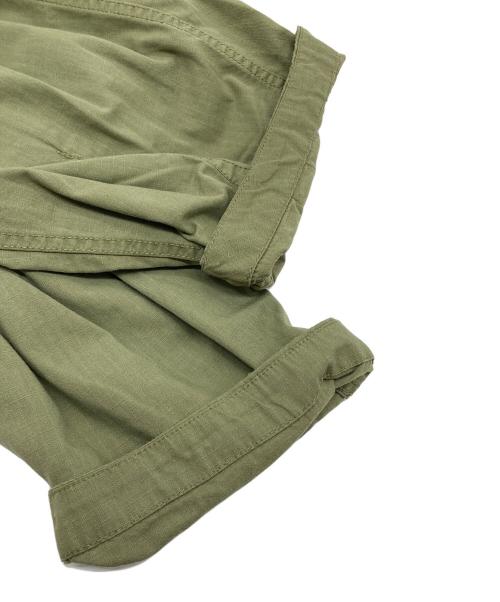 THE NORTHFACE PURPLELABEL（ザ・ノースフェイス パープルレーベル）THE NORTHFACE PURPLELABEL Ripstop Wide Cropped Pants リップストップワイドクロップドパンツ  ベイカーパンツ　イージーパンツ　スナップボタン カーキ サイズ:30の古着・服飾アイテム