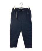 NIKE ACGナイキエーシージー）の古着「ACG TRAIL PANTS ナイロンパンツ　テーパード」｜ブラック