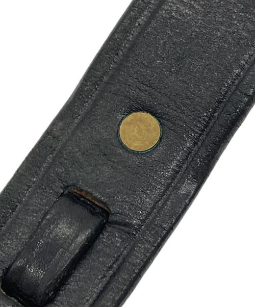 TORY LEATHER（トリーレザー）TORY LEATHER (トリーレザー) フックベルト　レザーベルト ブラック サイズ:実寸参照の古着・服飾アイテム