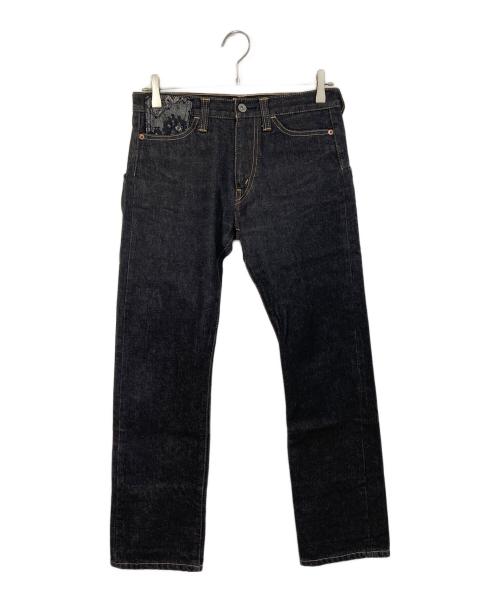 JUNYA WATANABE COMME des GARCONS MAN PINK（ジュンヤワタナベ コムデギャルソンマン ピンク）JUNYA WATANABE COMME des GARCONS MAN PINK (ジュンヤワタナベ コムデギャルソンマン ピンク) ポケットレース デニムパンツ インディゴ サイズ:Sの古着・服飾アイテム
