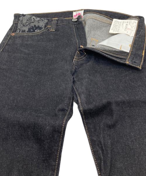 JUNYA WATANABE COMME des GARCONS MAN PINK（ジュンヤワタナベ コムデギャルソンマン ピンク）JUNYA WATANABE COMME des GARCONS MAN PINK (ジュンヤワタナベ コムデギャルソンマン ピンク) ポケットレース デニムパンツ インディゴ サイズ:Sの古着・服飾アイテム