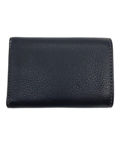 COACH（コーチ）COACH (コーチ) ミニ トライフォールド ウォレット　三つ折り財布　ミニ財布 ブラック サイズ:実寸参照の古着・服飾アイテム