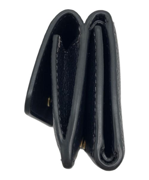 COACH（コーチ）COACH (コーチ) ミニ トライフォールド ウォレット　三つ折り財布　ミニ財布 ブラック サイズ:実寸参照の古着・服飾アイテム