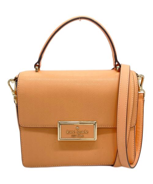 Kate Spade（ケイトスペード）Kate Spade (ケイトスペード) ショルダーバッグ　ハンドバッグ　2WAYバッグ ベージュ サイズ:実寸参照の古着・服飾アイテム