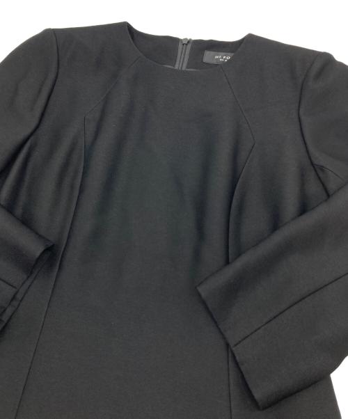 HI FORMAL by GIVENCHY（ハイフォーマル バイ ジバンシィ）HI FORMAL by GIVENCHY (ハイフォーマル バイ ジバンシィ) ワンピース∔カラーレスジャケット セットアップ　日本製 ブラック サイズ:8の古着・服飾アイテム