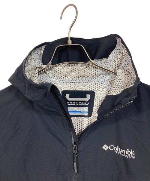 Columbia（コロンビア）Columbia (コロンビア) OMNI-TECH ナイロンジャケット　アウター　ライトアウター　スポーツ　アウトドア ブラック サイズ:Sの古着・服飾アイテム