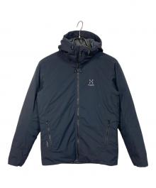 HAGLOFS（ホグロフス）の古着「Leva Down Hoode Jacket ブラック　中綿　フード　アウター」｜ブラック