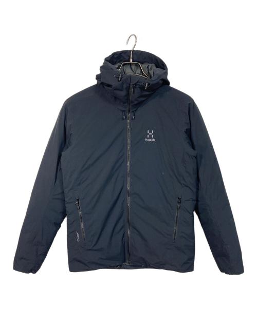 HAGLOFS（ホグロフス）HAGLOFS (ホグロフス) Leva Down Hoode Jacket ブラック　中綿　フード　アウター ブラック サイズ:Sの古着・服飾アイテム