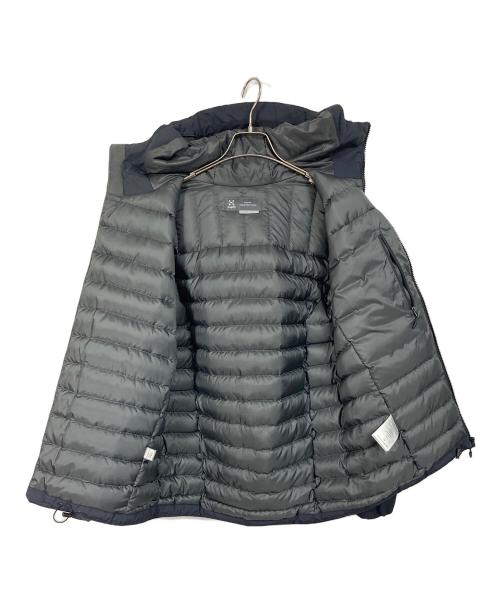 HAGLOFS（ホグロフス）HAGLOFS (ホグロフス) Leva Down Hoode Jacket ブラック　中綿　フード　アウター ブラック サイズ:Sの古着・服飾アイテム