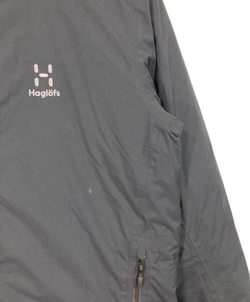 HAGLOFS（ホグロフス）HAGLOFS (ホグロフス) Leva Down Hoode Jacket ブラック　中綿　フード　アウター ブラック サイズ:Sの古着・服飾アイテム