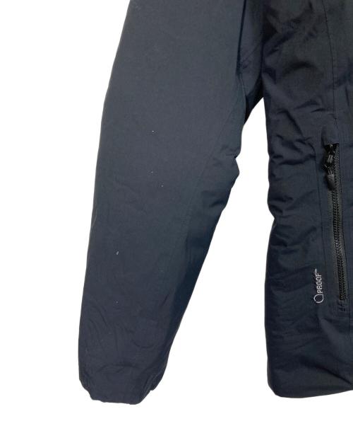 HAGLOFS（ホグロフス）HAGLOFS (ホグロフス) Leva Down Hoode Jacket ブラック　中綿　フード　アウター ブラック サイズ:Sの古着・服飾アイテム