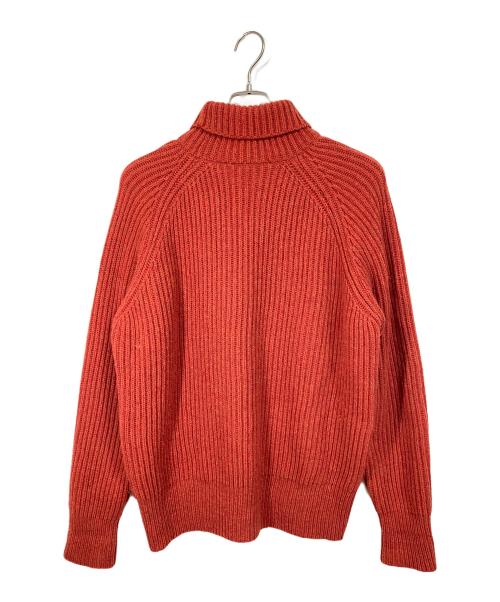 AMI Alexandre Mattiussi（アミアレクサンドルマテュッシ）AMI Alexandre Mattiussi (アミアレクサンドルマテュッシ) フィシャーマンリブタートルネックニット オレンジ サイズ:Sの古着・服飾アイテム