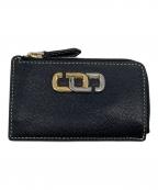 MARC JACOBSマークジェイコブス）の古着「The J Link Small Top Zip Wallet　小銭入れ　ミニウォレット」｜ブラック
