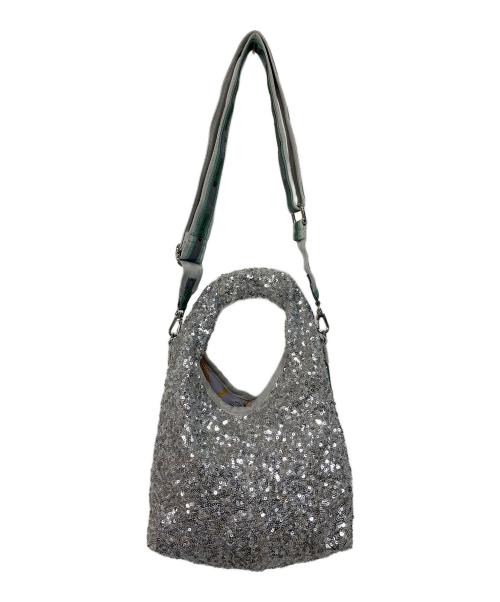 LeSportsac（レスポートサック）LeSportsac (レスポートサック) SM MARCHE BAG/スパンコール 2WAYバッグ シルバー サイズ:実寸参照の古着・服飾アイテム