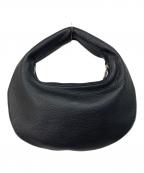 Aetaアエタ）の古着「ROUND ONE SHOULDER  ラウンドワンショルダー　ハンドバッグ　ミニバッグ」｜ブラック