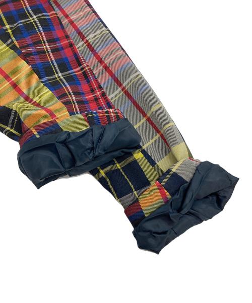 COMME des GARCONS COMME des GARCONS（コムデギャルソン コムデギャルソン）COMME des GARCONS COMME des GARCONS (コムデギャルソン コムデギャルソン) 07AW タータンチェック テーラードジャケット　アウター　ライトアウター　日本製 レッド×イエロー サイズ:SSの古着・服飾アイテム