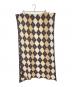 COMME des GARCONS COMME des GARCONS (コムデギャルソン コムデギャルソン) ダイヤ柄ウールマフラー　イタリア製 ベージュ サイズ:実寸参照：10000円