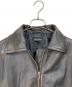 MAISON SPECIAL (メゾンスペシャル) Real Leather Zip Blouson　リアルレザージップブルゾン　レザージャケット　アウター　ライトアウター ブラック サイズ:FREE：18000円