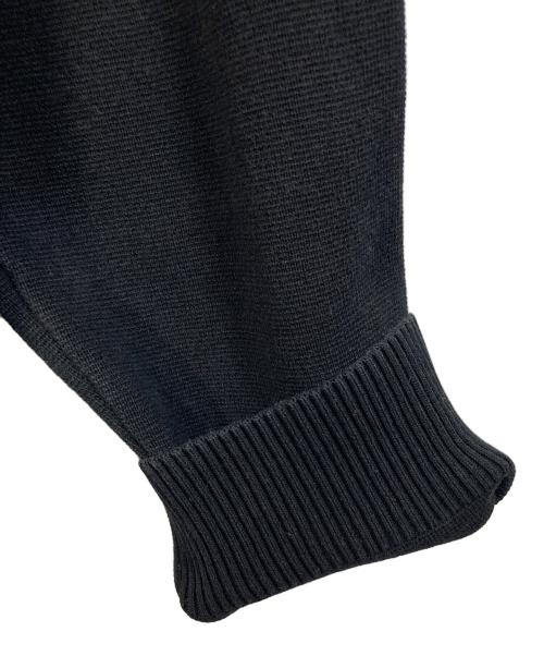 DIESEL（ディーゼル）DIESEL (ディーゼル) A3STH3TIC ドライバーズニット　ジップニット　コットンニット ブラック サイズ:XLの古着・服飾アイテム
